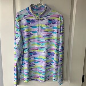 IBKUL Amy Long Sleeve 1/4-Zip Pullover, XXL